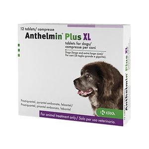 Anthelmin Plus XL (>17.5 Kg) - 12 Tabletten 4 Anthelmin Plus XL (>17.5 Kg) - 12 Tabletten - Afbeelding 2