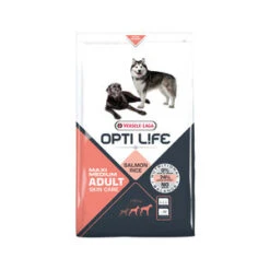 Opti Life Adult Skincare Medium/Maxi Hondenvoer 12.5 Kg -Blije Pootjes versele laga opti life adult skin care 125 kg 62312 0300 none